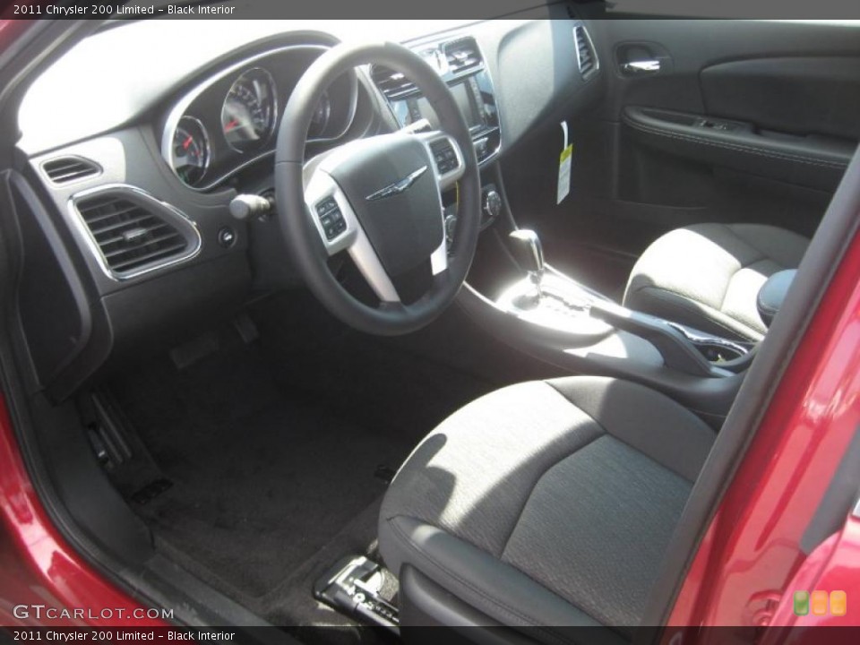 Black Interior Photo for the 2011 Chrysler 200 Limited #46543665