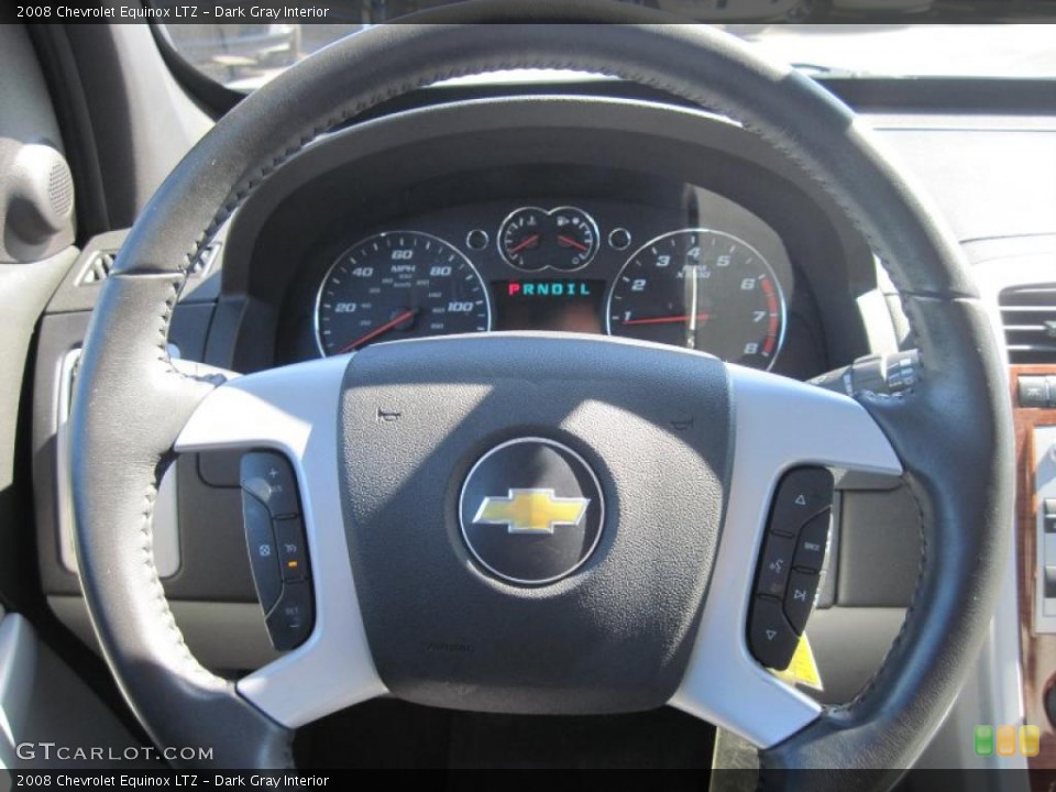 Dark Gray Interior Steering Wheel for the 2008 Chevrolet Equinox LTZ #46544232