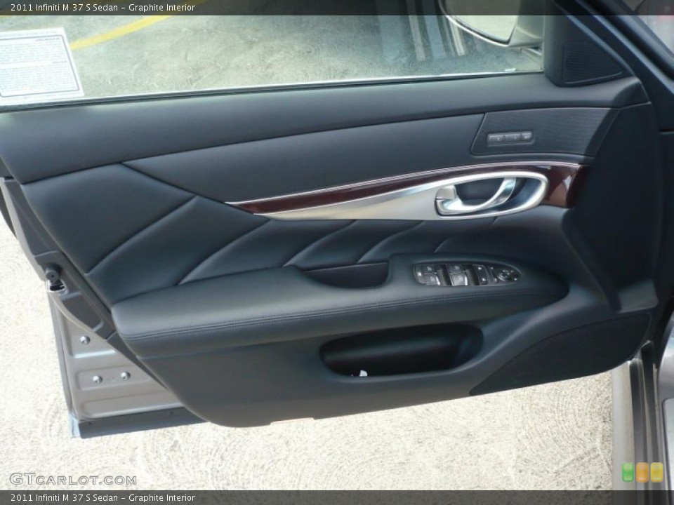 Graphite Interior Door Panel for the 2011 Infiniti M 37 S Sedan #46546652
