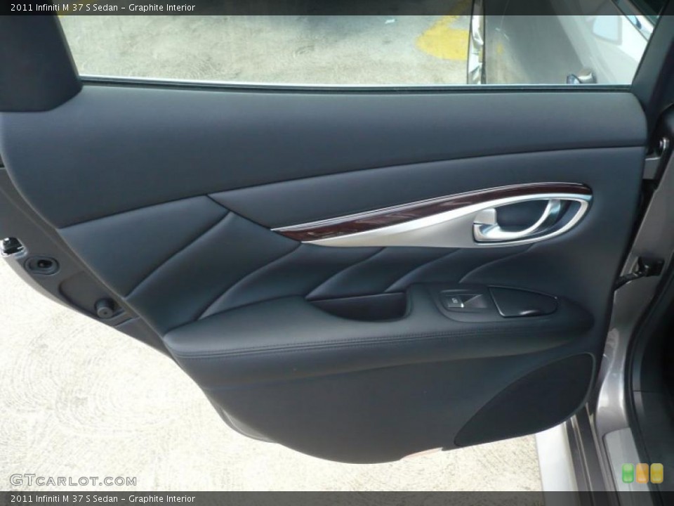 Graphite Interior Door Panel for the 2011 Infiniti M 37 S Sedan #46546682