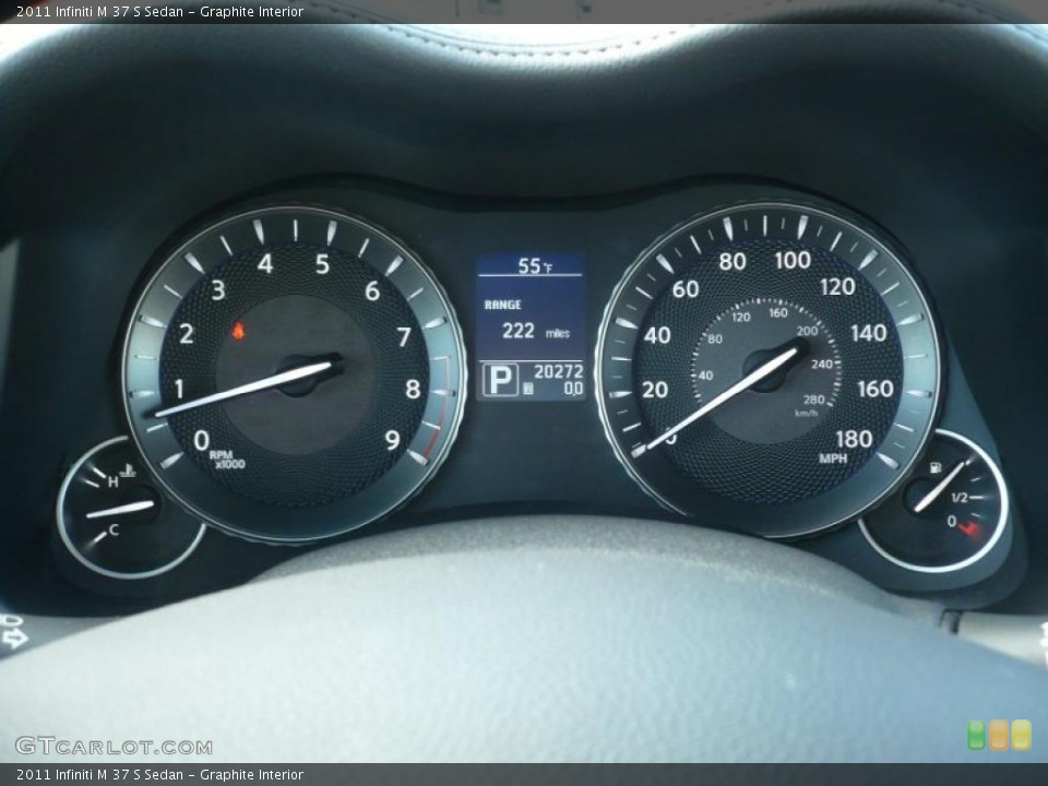 Graphite Interior Gauges for the 2011 Infiniti M 37 S Sedan #46546916