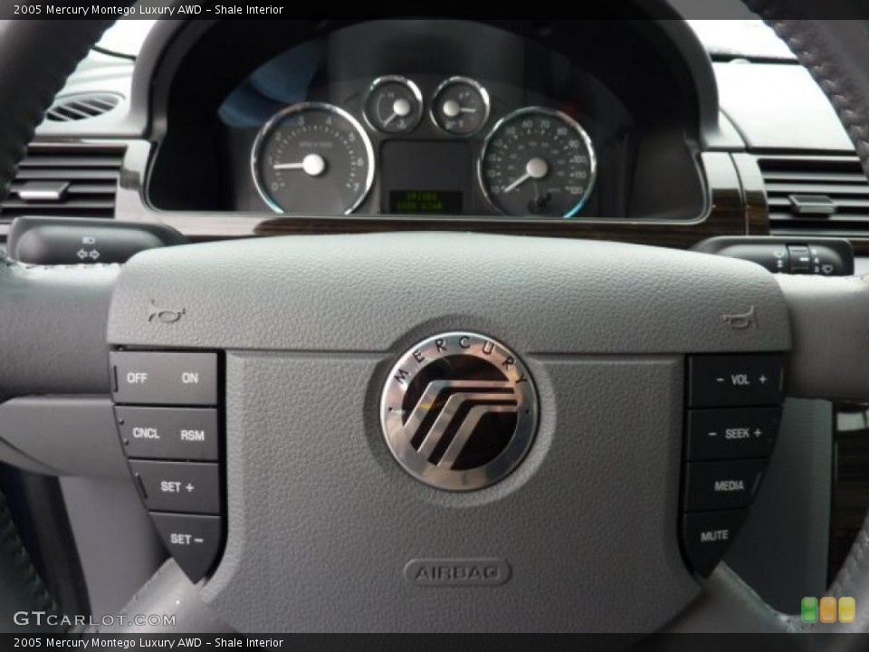 Shale Interior Steering Wheel for the 2005 Mercury Montego Luxury AWD #46547033