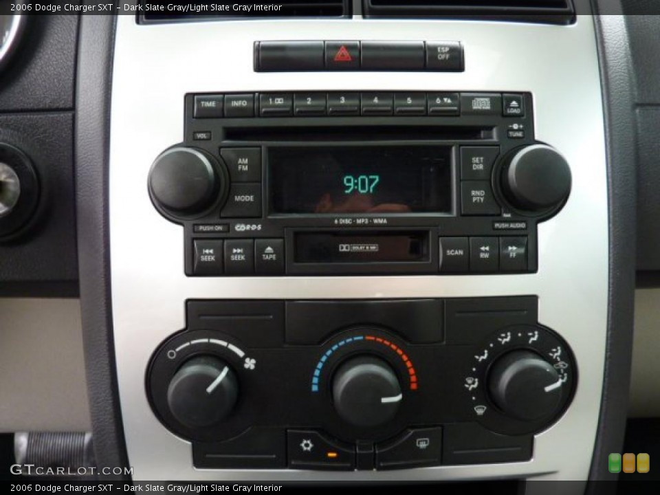Dark Slate Gray/Light Slate Gray Interior Controls for the 2006 Dodge Charger SXT #46547312
