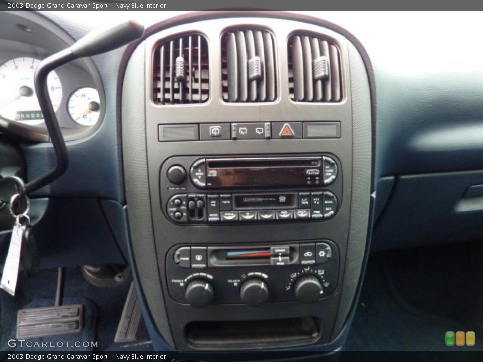 Navy Blue Interior Controls for the 2003 Dodge Grand Caravan Sport #46547738