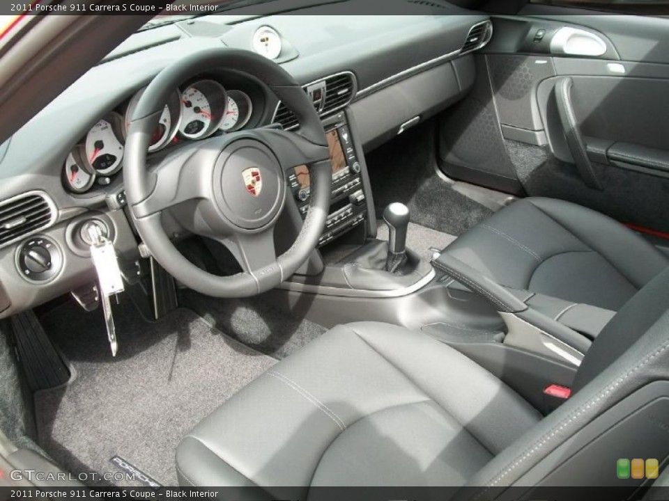 Black Interior Photo for the 2011 Porsche 911 Carrera S Coupe #46548017
