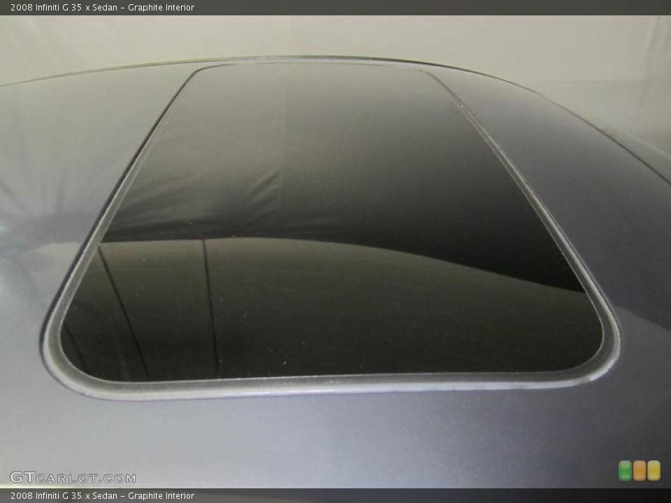 Graphite Interior Sunroof for the 2008 Infiniti G 35 x Sedan #46548542