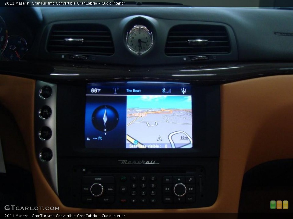 Cuoio Interior Navigation for the 2011 Maserati GranTurismo Convertible GranCabrio #46549064