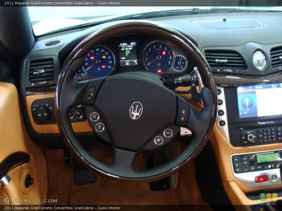 Cuoio Interior Steering Wheel for the 2011 Maserati GranTurismo Convertible GranCabrio #46549121