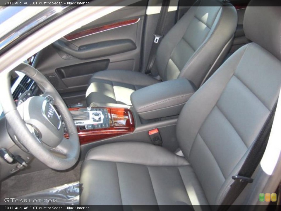Black Interior Photo for the 2011 Audi A6 3.0T quattro Sedan #46551161
