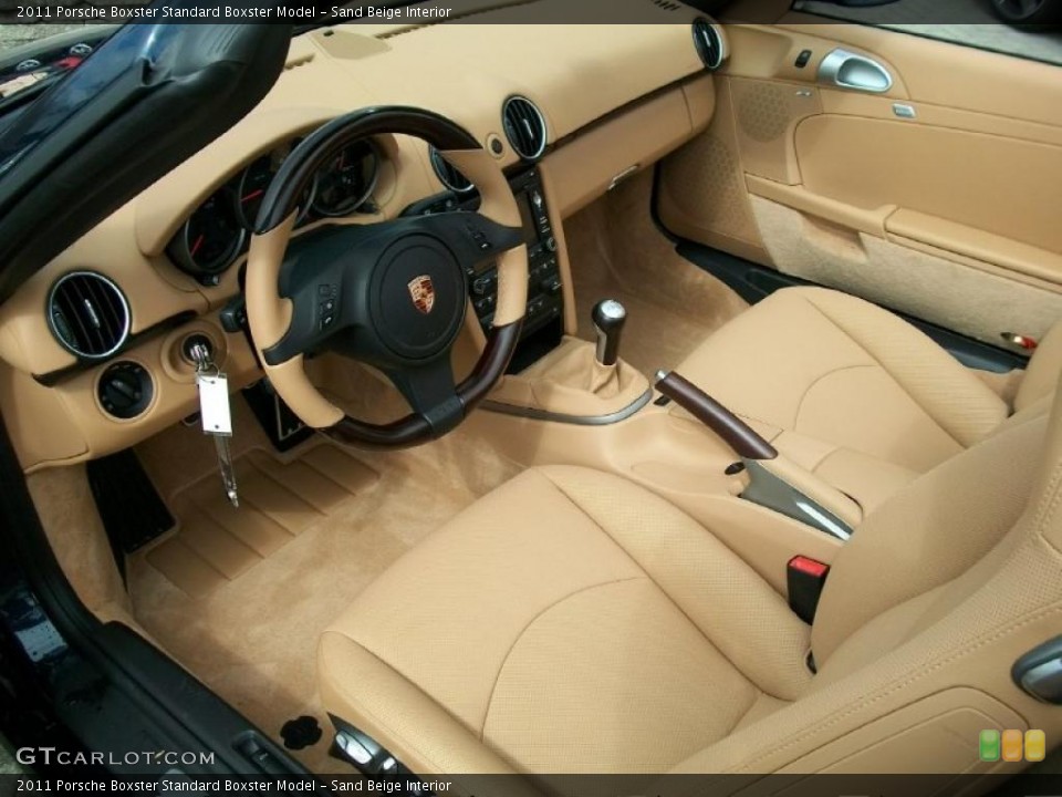 Sand Beige Interior Photo for the 2011 Porsche Boxster  #46551224