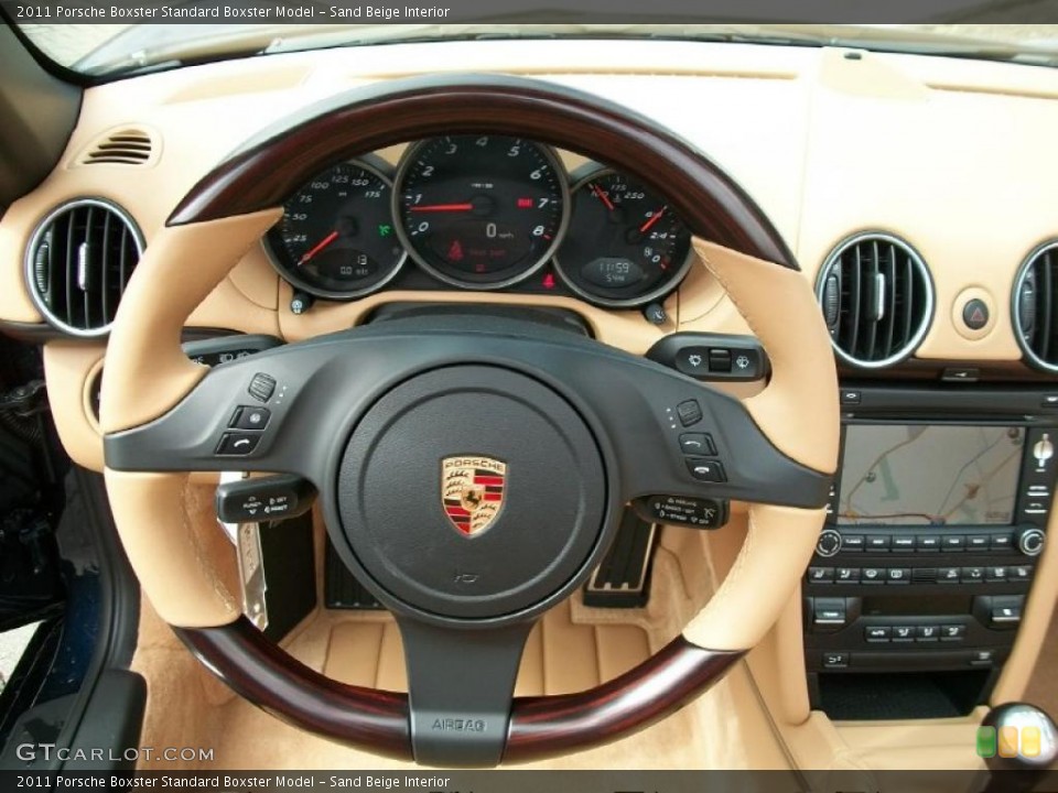 Sand Beige Interior Steering Wheel for the 2011 Porsche Boxster  #46551263