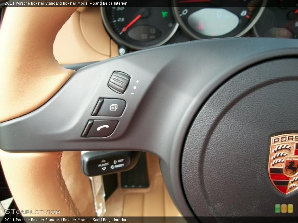 Sand Beige Interior Controls for the 2011 Porsche Boxster  #46551269
