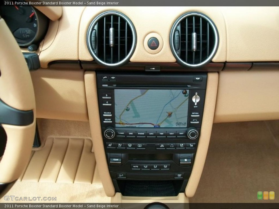 Sand Beige Interior Controls for the 2011 Porsche Boxster  #46551296