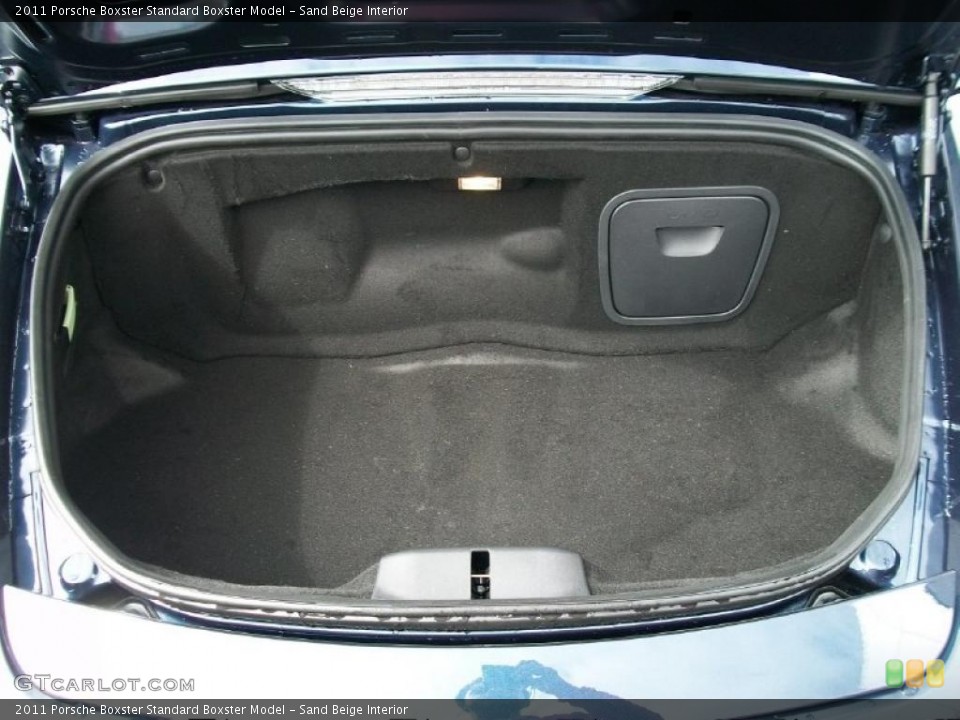 Sand Beige Interior Trunk for the 2011 Porsche Boxster  #46551320