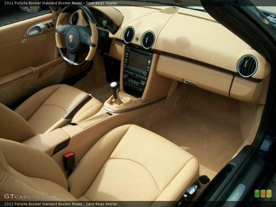 Sand Beige Interior Dashboard for the 2011 Porsche Boxster  #46551347