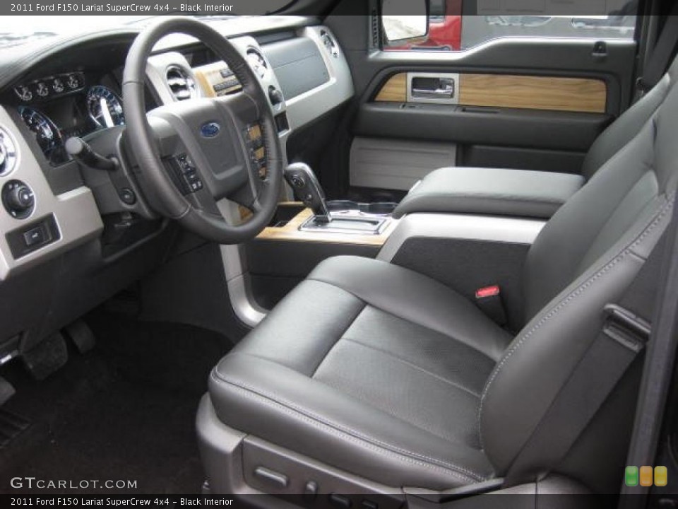 Black Interior Photo for the 2011 Ford F150 Lariat SuperCrew 4x4 #46551557