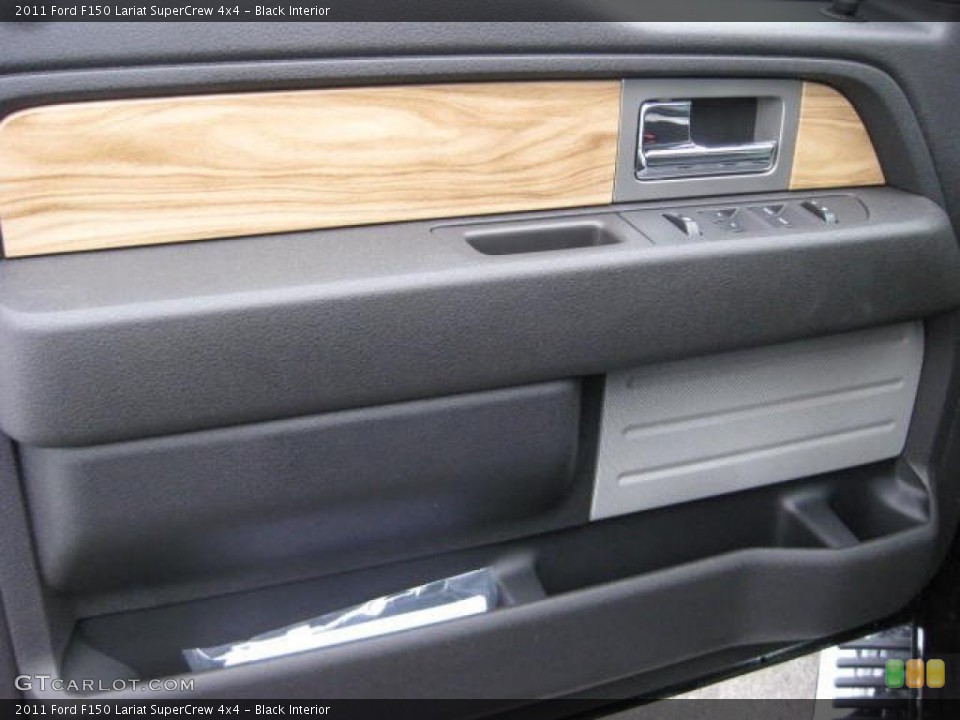 Black Interior Door Panel for the 2011 Ford F150 Lariat SuperCrew 4x4 #46551578