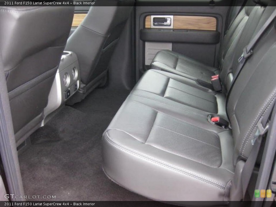 Black Interior Photo for the 2011 Ford F150 Lariat SuperCrew 4x4 #46551587