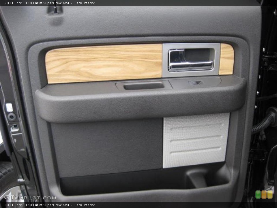 Black Interior Door Panel for the 2011 Ford F150 Lariat SuperCrew 4x4 #46551617