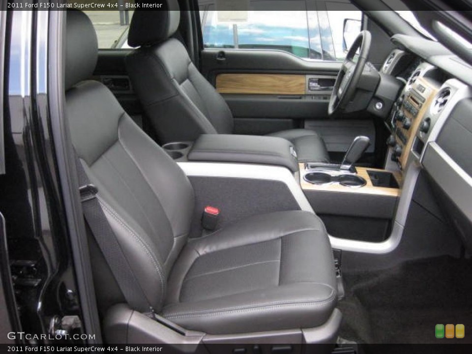 Black Interior Photo for the 2011 Ford F150 Lariat SuperCrew 4x4 #46551632