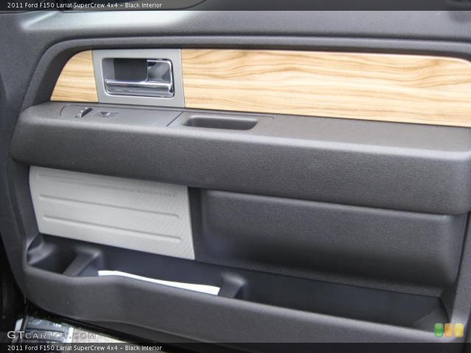 Black Interior Door Panel for the 2011 Ford F150 Lariat SuperCrew 4x4 #46551659