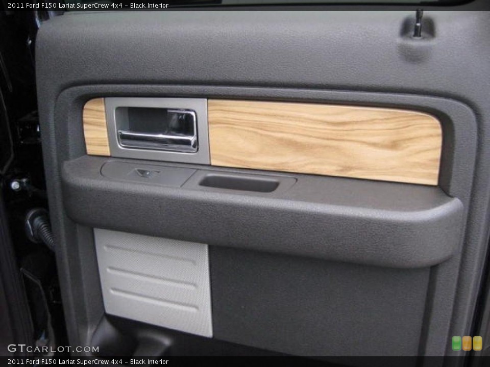 Black Interior Door Panel for the 2011 Ford F150 Lariat SuperCrew 4x4 #46551689