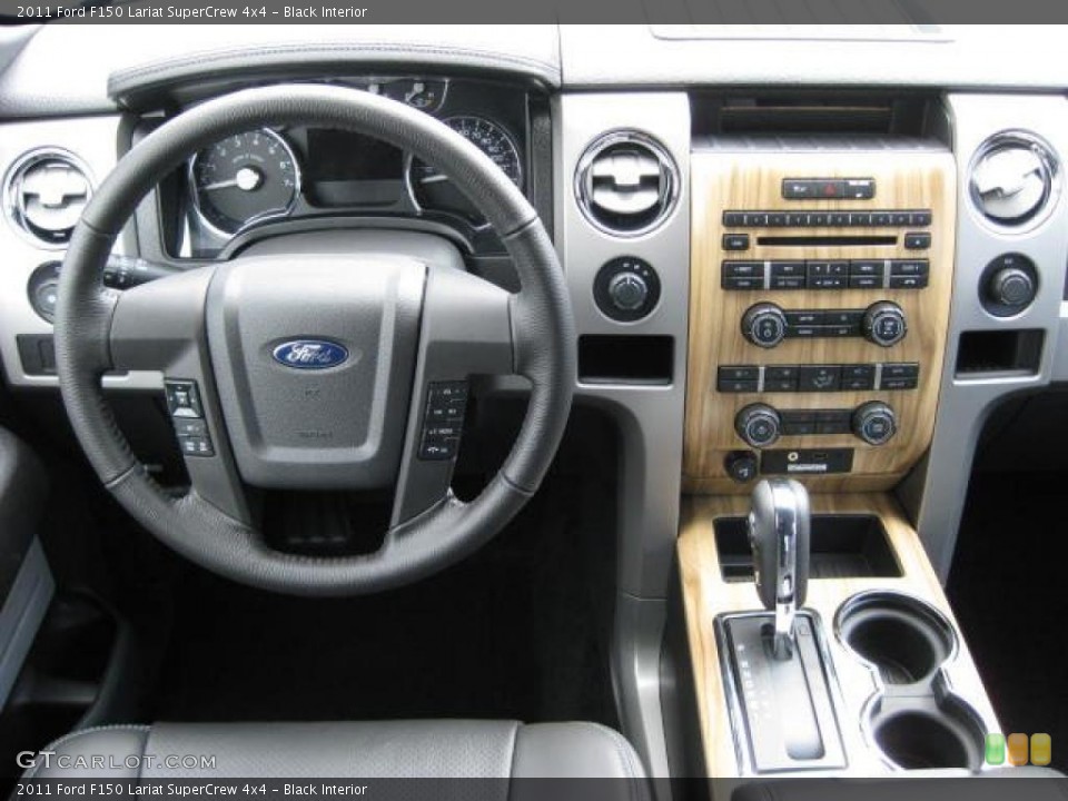 Black Interior Dashboard for the 2011 Ford F150 Lariat SuperCrew 4x4 #46551701