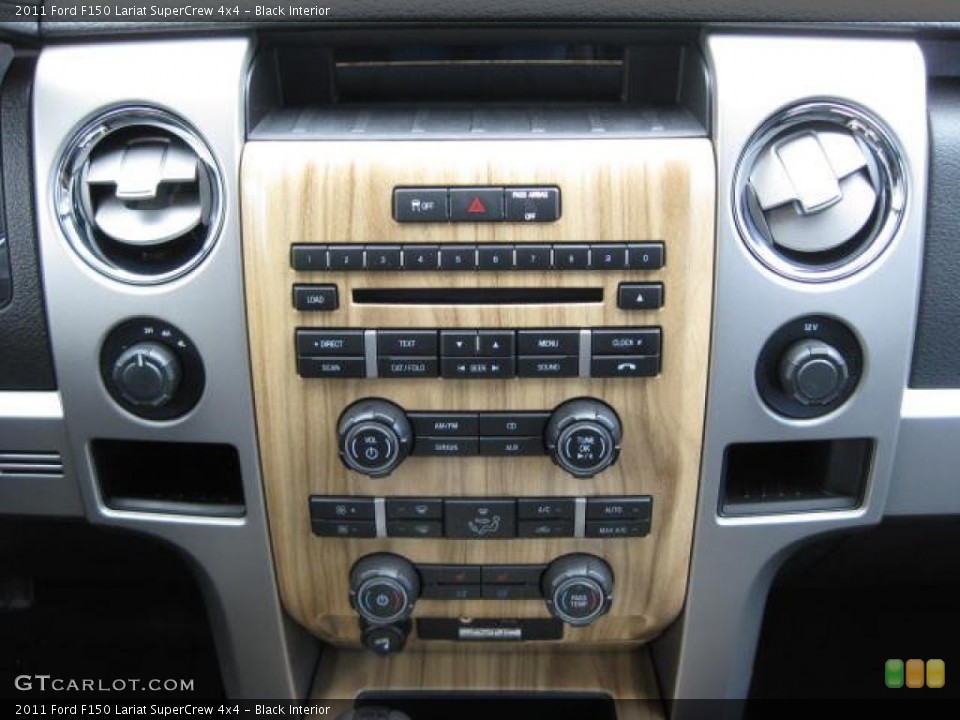 Black Interior Controls for the 2011 Ford F150 Lariat SuperCrew 4x4 #46551713