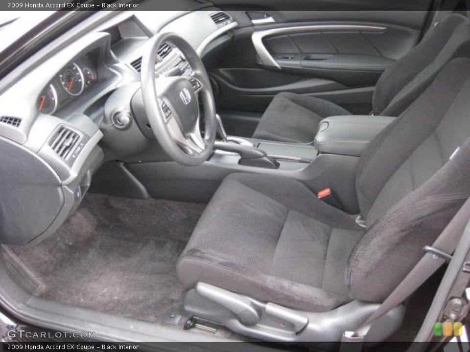Black Interior Photo for the 2009 Honda Accord EX Coupe #46551896