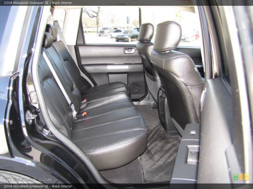 Black Interior Photo for the 2008 Mitsubishi Endeavor SE #46553072