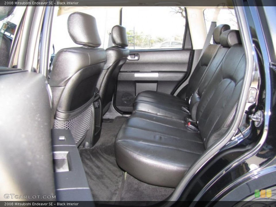 Black Interior Photo for the 2008 Mitsubishi Endeavor SE #46553096
