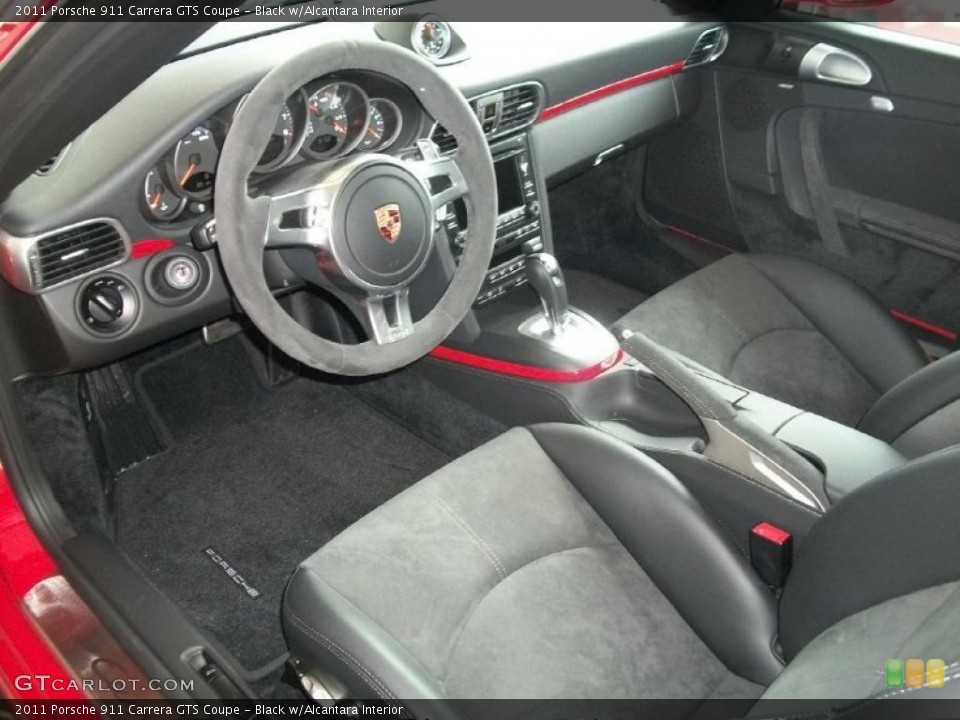 Black w/Alcantara Interior Dashboard for the 2011 Porsche 911 Carrera GTS Coupe #46553105