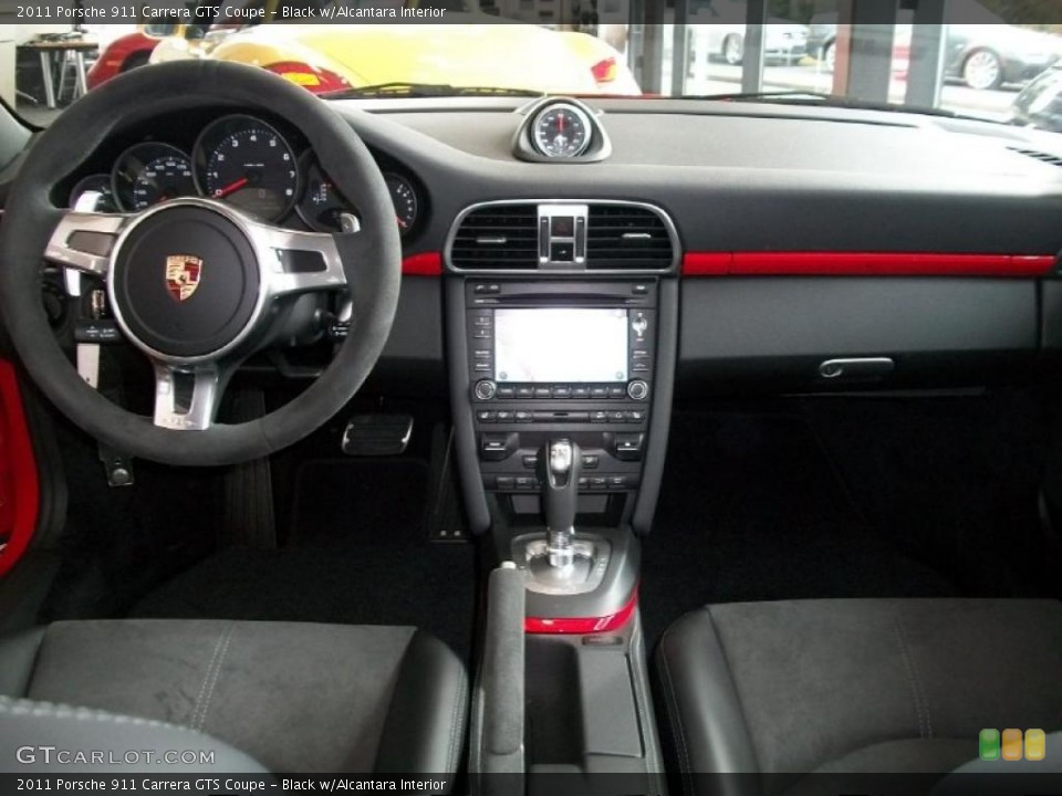 Black w/Alcantara Interior Dashboard for the 2011 Porsche 911 Carrera GTS Coupe #46553207