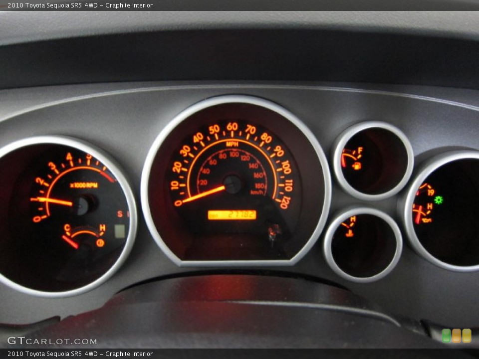 Graphite Interior Gauges for the 2010 Toyota Sequoia SR5 4WD #46553216