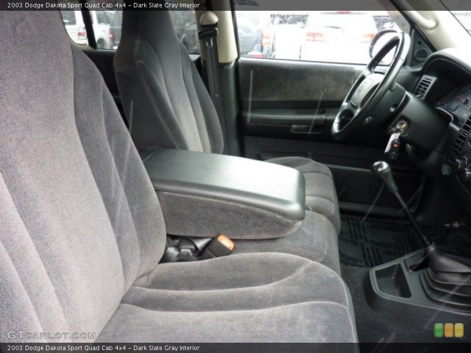 Dark Slate Gray Interior Photo for the 2003 Dodge Dakota Sport Quad Cab 4x4 #46555556