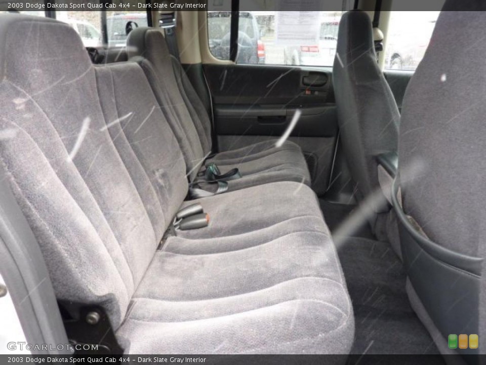 Dark Slate Gray Interior Photo for the 2003 Dodge Dakota Sport Quad Cab 4x4 #46555601
