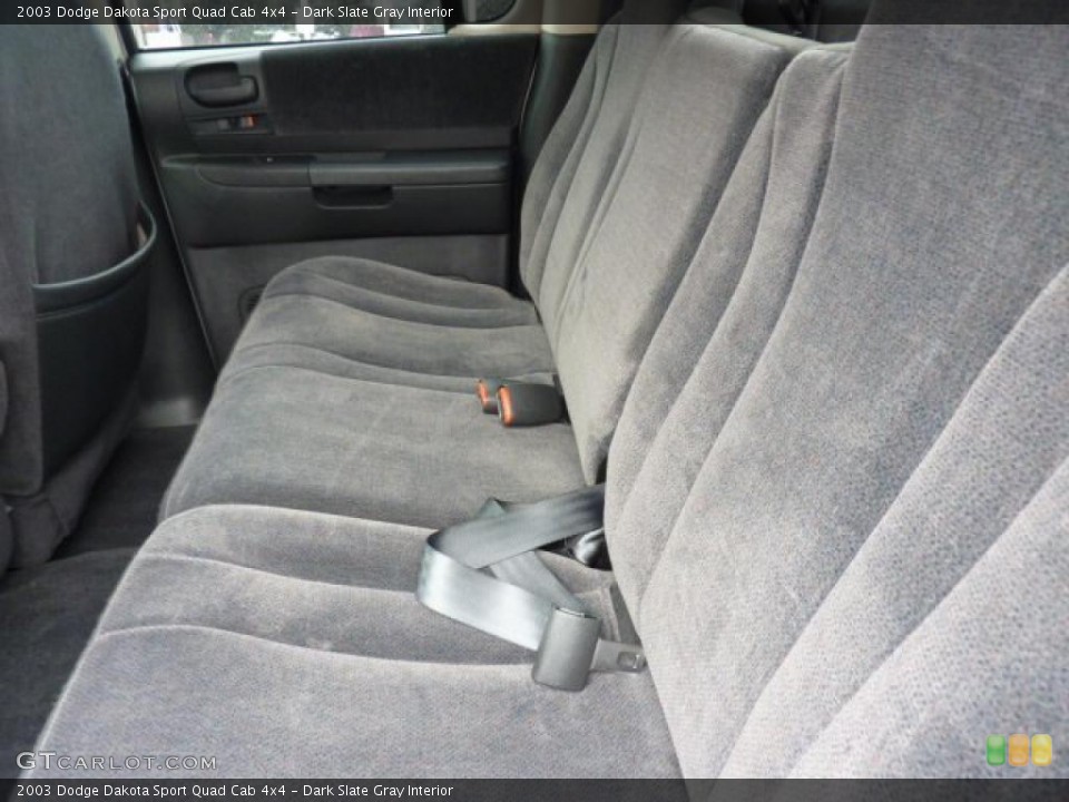 Dark Slate Gray Interior Photo for the 2003 Dodge Dakota Sport Quad Cab 4x4 #46555649