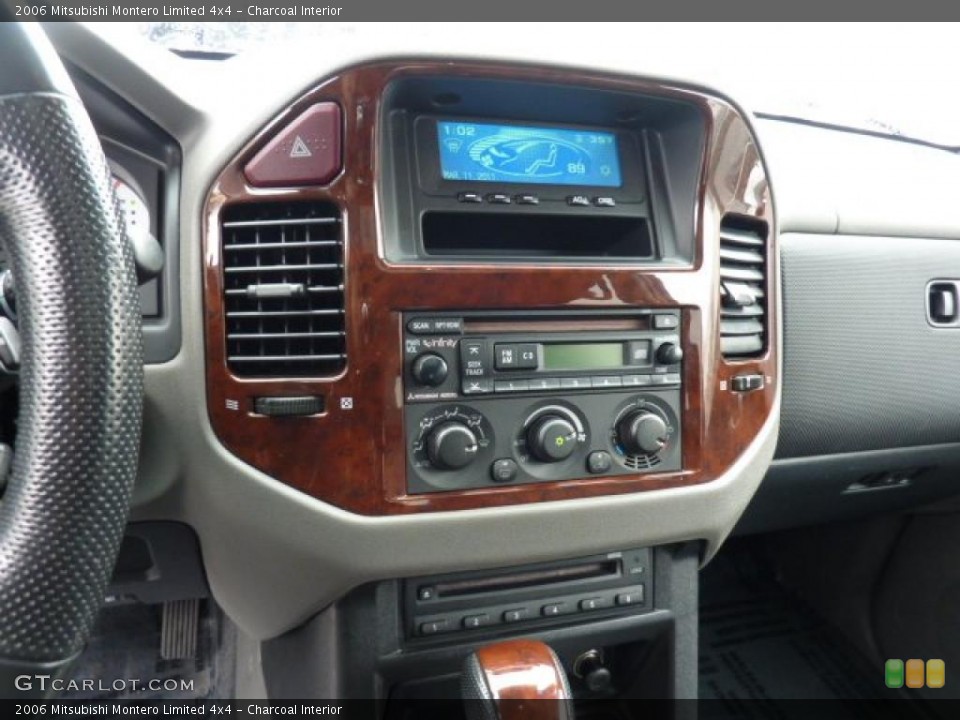 Charcoal Interior Controls for the 2006 Mitsubishi Montero Limited 4x4 #46556891