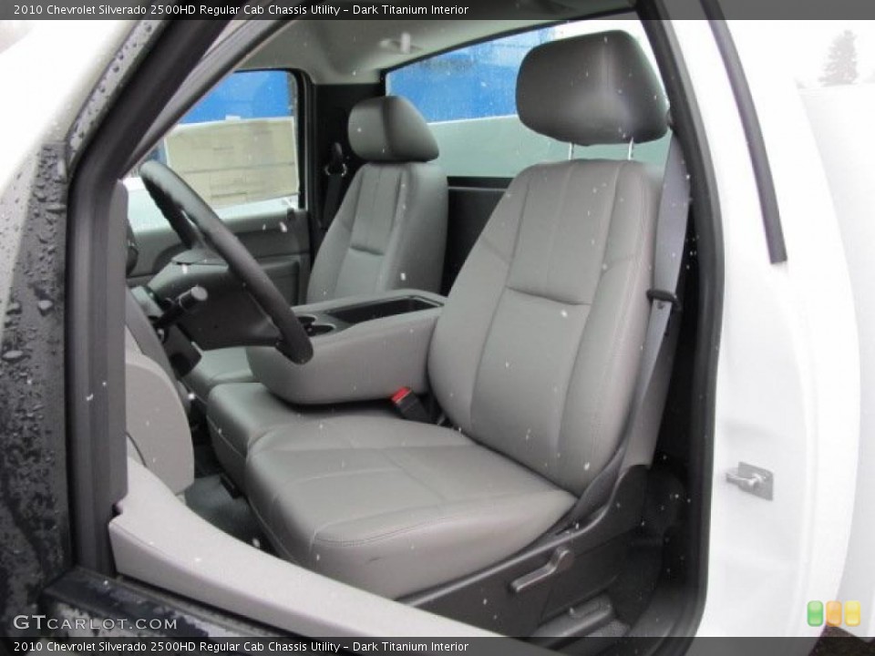 Dark Titanium Interior Photo for the 2010 Chevrolet Silverado 2500HD Regular Cab Chassis Utility #46557357