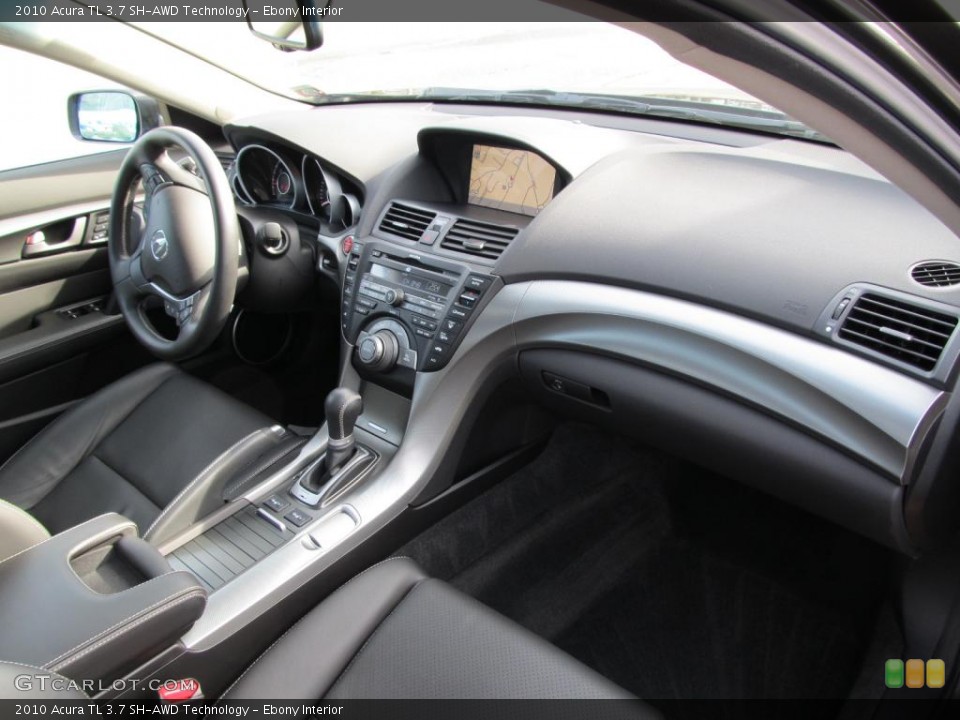 Ebony Interior Dashboard for the 2010 Acura TL 3.7 SH-AWD Technology #46558020