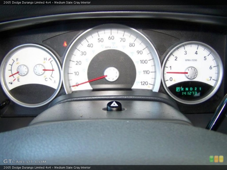 Medium Slate Gray Interior Gauges for the 2005 Dodge Durango Limited 4x4 #46558824