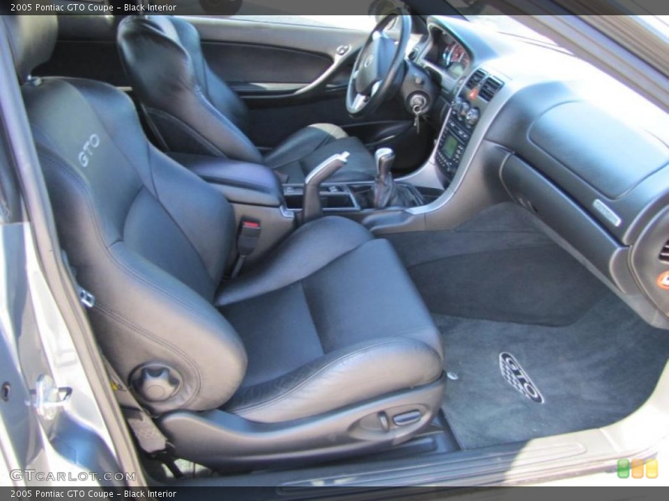 Black Interior Photo for the 2005 Pontiac GTO Coupe #46558827