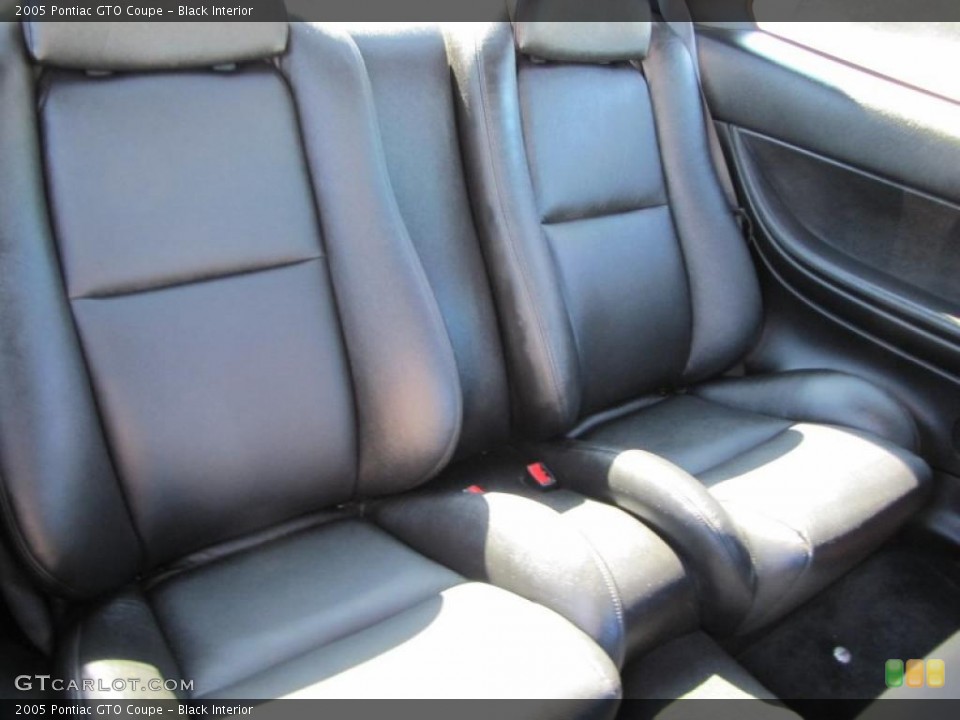 Black Interior Photo for the 2005 Pontiac GTO Coupe #46558842