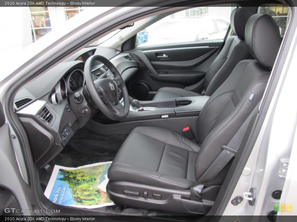 Ebony Interior Photo for the 2010 Acura ZDX AWD Technology #46559235