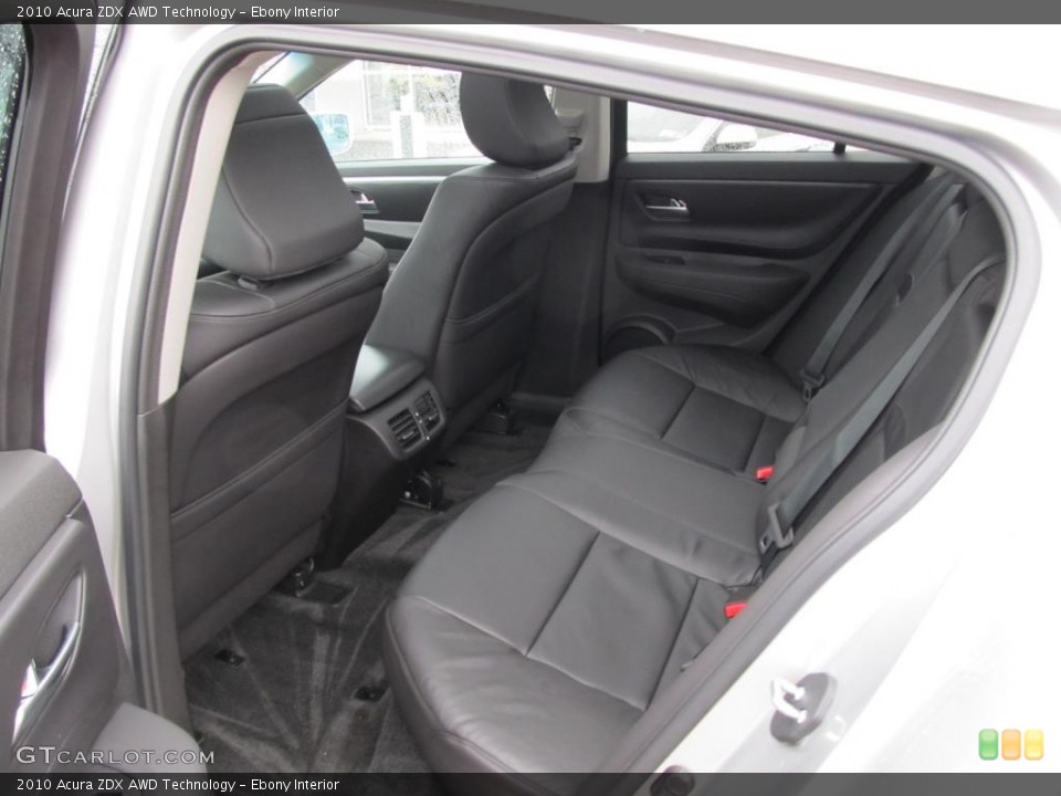 Ebony Interior Photo for the 2010 Acura ZDX AWD Technology #46559252