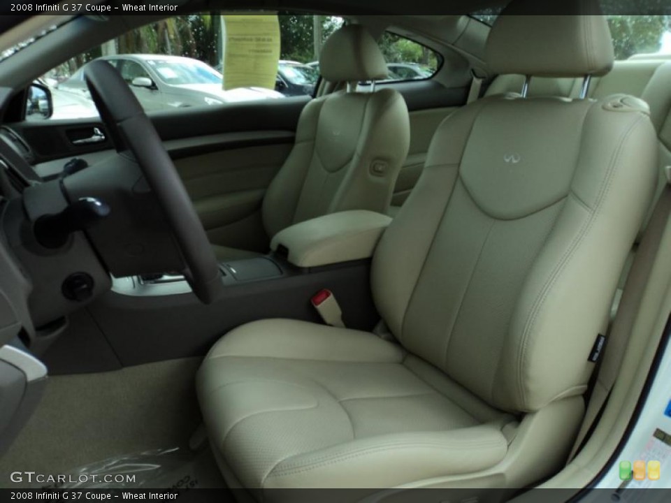 Wheat Interior Photo for the 2008 Infiniti G 37 Coupe #46559499