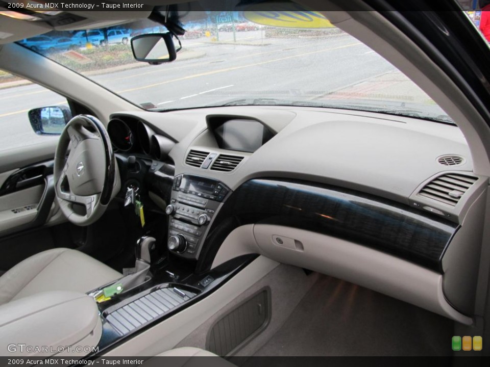 Taupe Interior Dashboard for the 2009 Acura MDX Technology #46559526