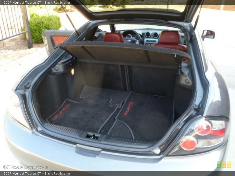Black/Red Interior Trunk for the 2007 Hyundai Tiburon GT #46559529
