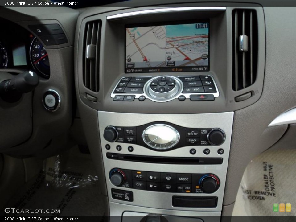 Wheat Interior Navigation for the 2008 Infiniti G 37 Coupe #46559592