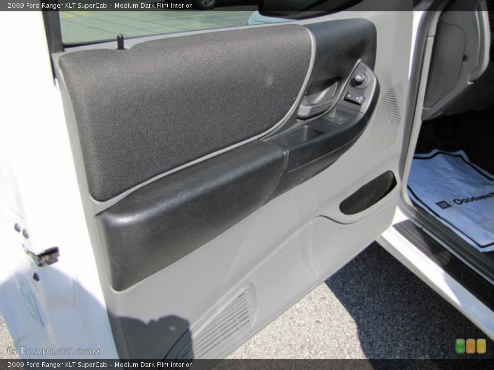 Medium Dark Flint Interior Door Panel for the 2009 Ford Ranger XLT SuperCab #46559754